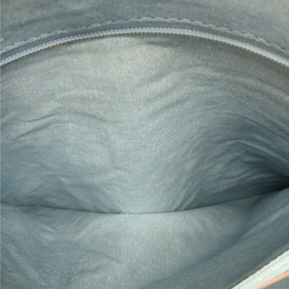 Talbots Leather Trim Straw Shoulder Tote Bag Boho Beach Vacation Coastal Cruise - Picture 12 of 15